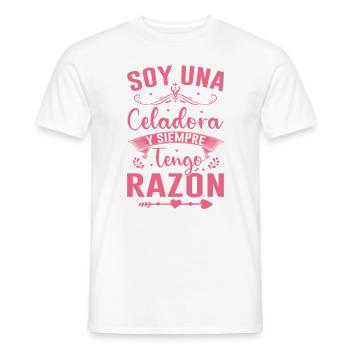 Je Suis Un Directeur Et J'ai Toujours Raison - T-shirt homme - blanc - Devant - AI Model Male 178 dark (178cm)