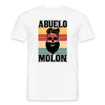 Papou Cool - T-shirt homme - blanc - Devant - AI Model Male 178 dark (178cm)