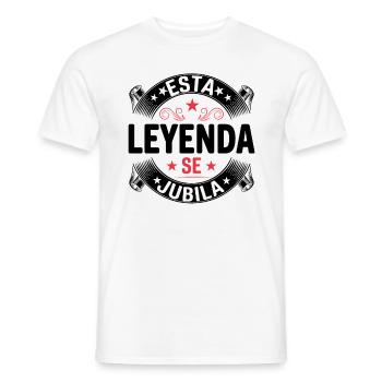 Cette Légende Prend Sa Retraite - T-shirt homme - blanc - Devant - AI Model Male 178 dark (178cm)
