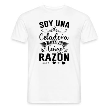 Je Suis Un Directeur Et J'ai Toujours Raison - T-shirt homme - blanc - Devant - AI Model Male 178 dark (178cm)