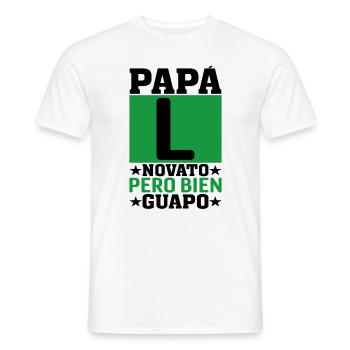 Nouveau Papa - T-shirt homme - blanc - Devant - AI Model Male 178 dark (178cm)