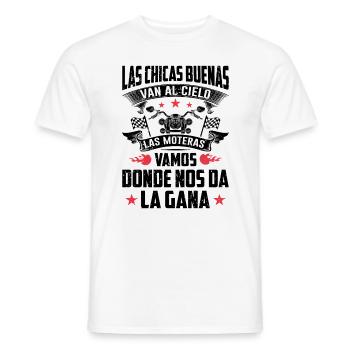 Cadeau Amusant Pour Les Femmes Motardes - T-shirt homme - blanc - Devant - AI Model Male 178 dark (178cm)