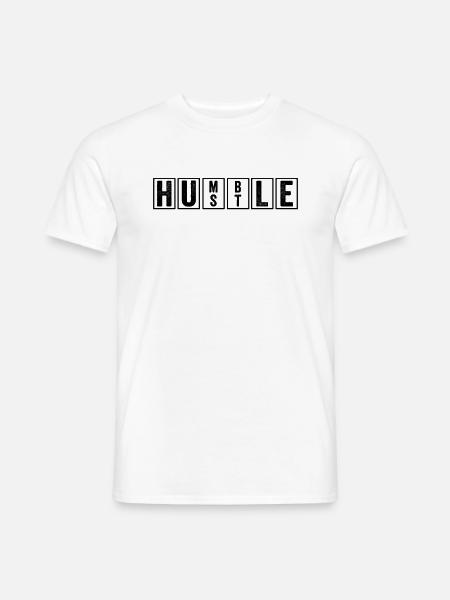 Hustle Humble - Men's T-Shirt - white