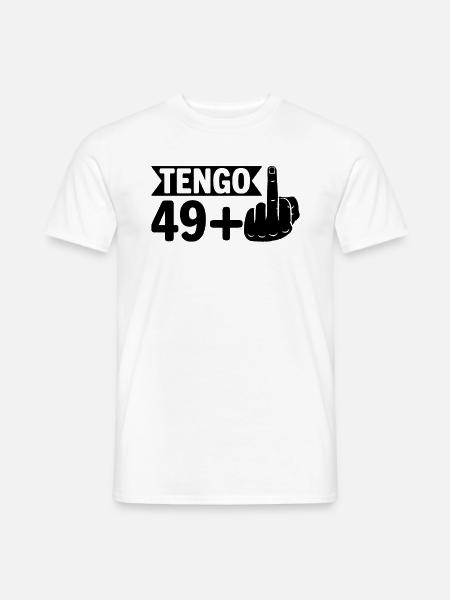 Tengo 50 Años De Edad - Camiseta hombre - blanco