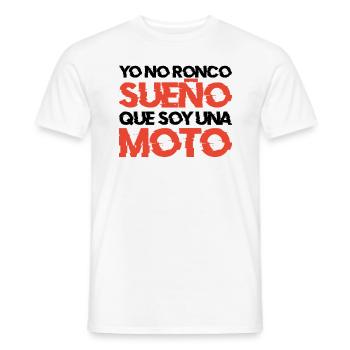 Une Idée De Cadeau Amusante Pour Les Motards - T-shirt homme - blanc - Devant - AI Model Male 178 dark (178cm)
