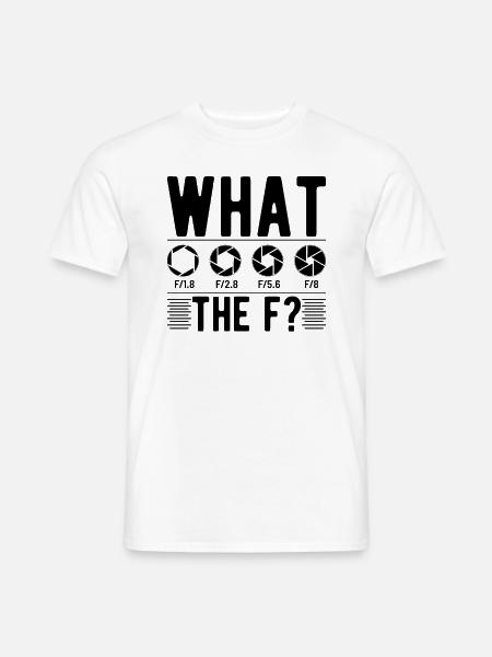 Photographer Photography Camera Lens - Men's T-Shirt - white