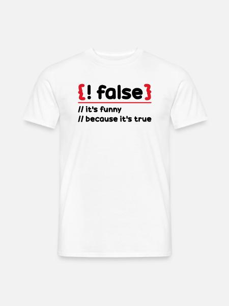 Programmeur Programmation Logiciel Codage Codeur - T-shirt homme - blanc