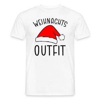 Viehnachts Outfit - Männer T-Shirt - Weiß - Vorne - AI Model Male 178 dark (178cm)