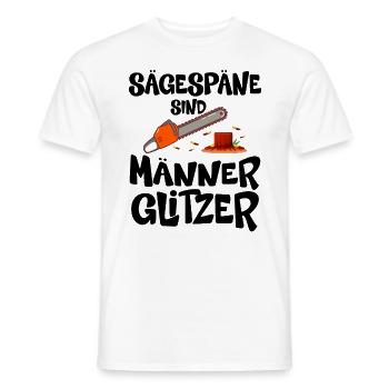 Sägespäne Sind Männer Glitzer - Männer T-Shirt - Weiß - Vorne - AI Model Male 178 dark (178cm)
