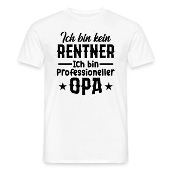 Ich Bin Kein Rentner Ich Bin Professioneller Opa - Männer T-Shirt - Weiß - Vorne - AI Model Male 178 dark (178cm)