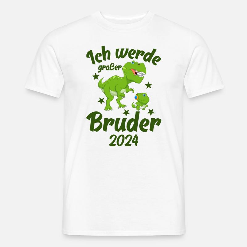 Ich Werde Großer Bruder 2024 - Männer T-Shirt - Weiß