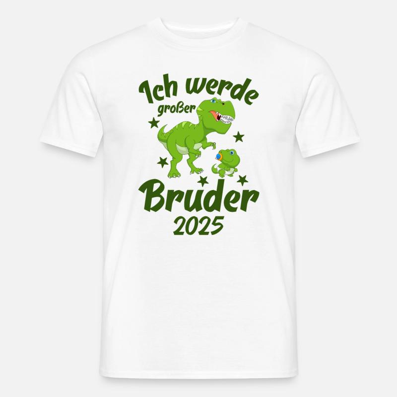 Ich Werde Großer Bruder 2025 - Männer T-Shirt - Weiß