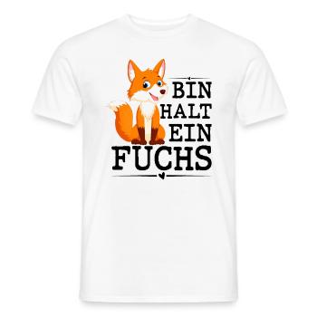Bin Halt Ein Fuchs - Männer T-Shirt - Weiß - Vorne - AI Model Male 178 dark (178cm)