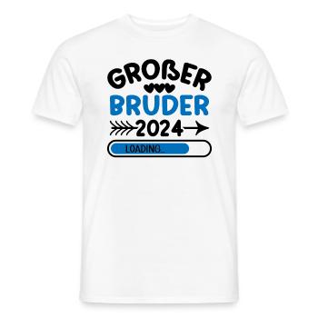 Großer Bruder 2024 - Männer T-Shirt - Weiß - Vorne - AI Model Male 178 dark (178cm)