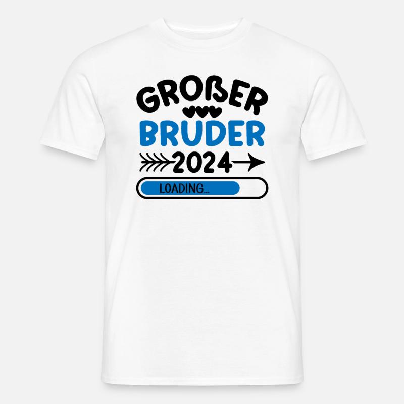 Großer Bruder 2024 - Männer T-Shirt - Weiß