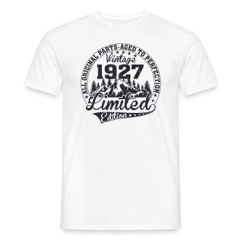 Jahrgang 1927 Limited Edition - Männer T-Shirt - Weiß - Vorne - AI Model Male 178 dark (178cm)