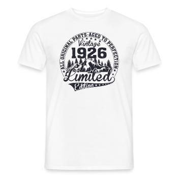 Vintage 1926 Limited Edition - Men's T-Shirt - white - Front - AI Model Male 178 dark (178cm)