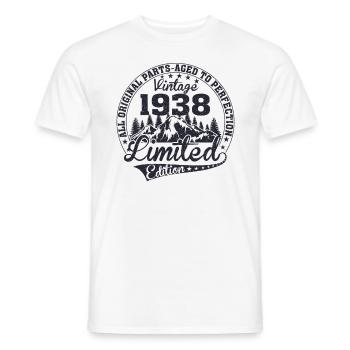 Vintage 1938 All Original Pieces Retro Gift - Men's T-Shirt - white - Front - AI Model Male 178 dark (178cm)