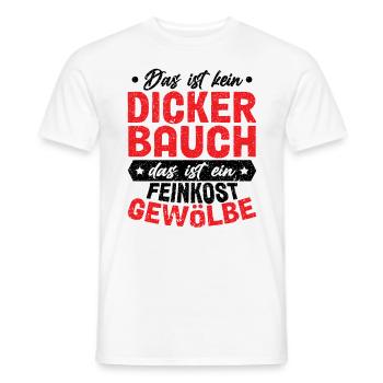 Das Ist Kein Dicker Bauch - Männer T-Shirt - Weiß - Vorne - AI Model Male 178 dark (178cm)
