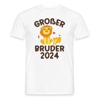 Großer Bruder 2024 - Männer T-Shirt - Weiß - Vorne - AI Model Male 178 dark (178cm)