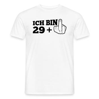 Lustiges Geburtstagsgeschenk Ich Bin 29 Mehr 1 - Männer T-Shirt - Weiß - Vorne - AI Model Male 178 dark (178cm)