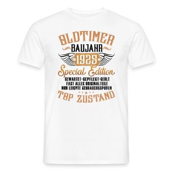 Oldtimer Baujahr 1925 - Männer T-Shirt - Weiß - Vorne - AI Model Male 178 dark (178cm)