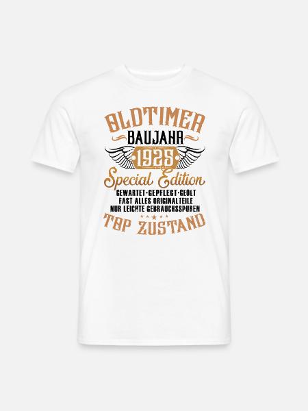 Oldtimer Baujahr 1925 - Männer T-Shirt - Weiß