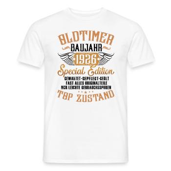Oldtimer 1926 - Männer T-Shirt - Weiß - Vorne - AI Model Male 178 dark (178cm)