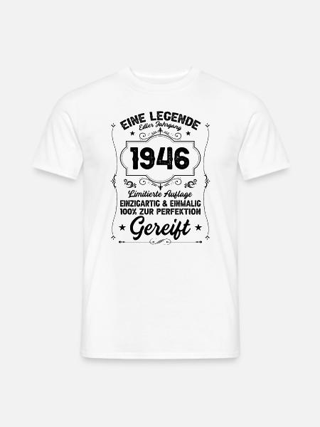 1946 - Qualität - Männer T-Shirt - Weiß