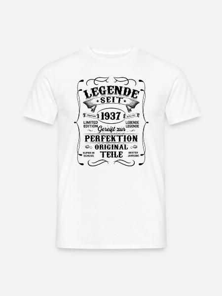 Limited Edition 1937 - Männer T-Shirt - Weiß