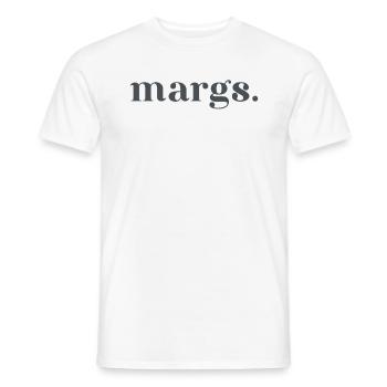 Margen - das sagt Margen - Poolparty-Partys - Männer T-Shirt - Weiß - Vorne - AI Model Male 178 dark (178cm)