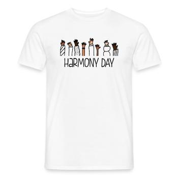 Harmony Day Australien - Nationaler Harmony Day 2023 - Männer T-Shirt - Weiß - Vorne - AI Model Male 178 dark (178cm)