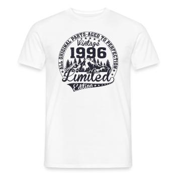 Original 1996 - Men's T-Shirt - white - Front - AI Model Male 178 dark (178cm)