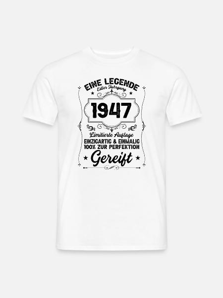 1947 - Männer T-Shirt - Weiß