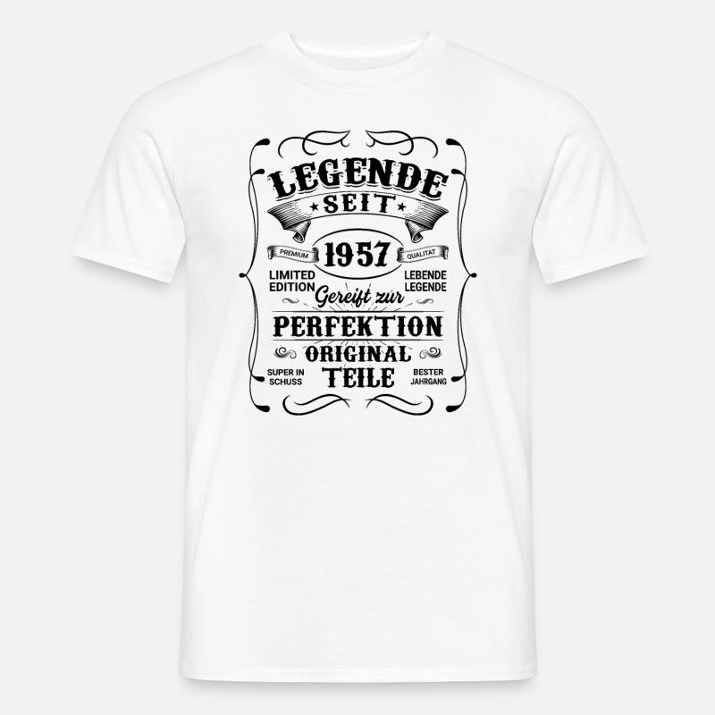 Legende seit 1957 - Männer T-Shirt - Weiß