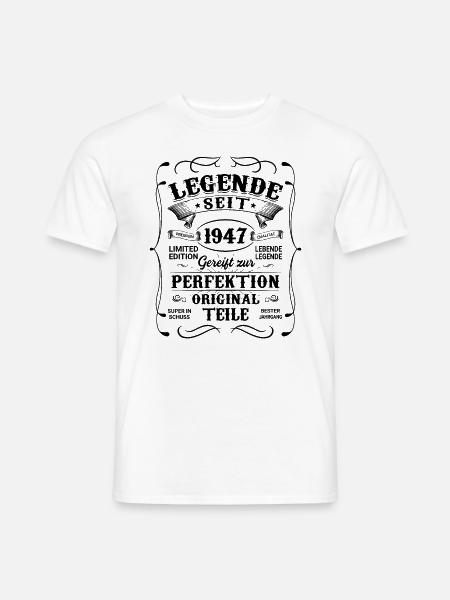 1947 - Männer T-Shirt - Weiß