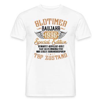Oldtimer 1996 - Männer T-Shirt - Weiß - Vorne - AI Model Male 178 dark (178cm)