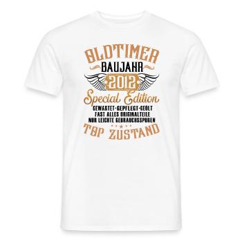 Oldtimer Special Edition Modell 2012 Geburtstag - Männer T-Shirt - Weiß - Vorne - AI Model Male 178 dark (178cm)
