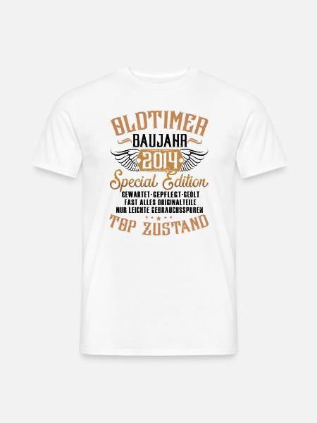 Oldtimer 2014 - Männer T-Shirt - Weiß