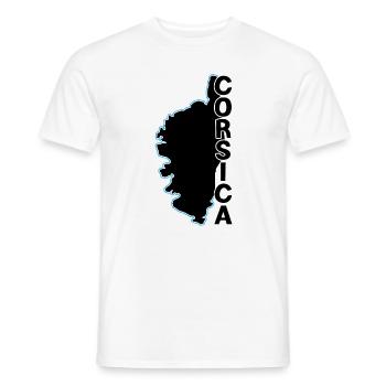 Corsica - Men's T-Shirt - white - Front - AI Model Male 178 dark (178cm)