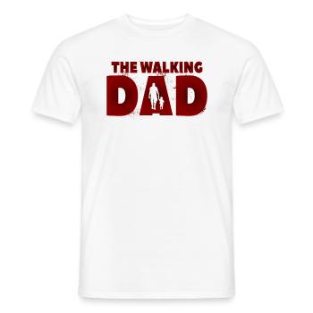 The Walking Father - Men's T-Shirt - white - Front - AI Model Male 178 dark (178cm)