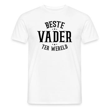 Beste vader ter wereld - Männer T-Shirt - Weiß - Vorne - AI Model Male 178 dark (178cm)