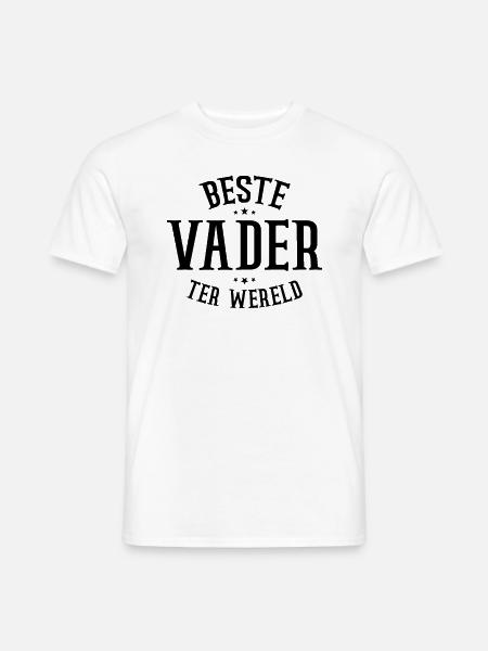 Beste vader ter wereld - Männer T-Shirt - Weiß