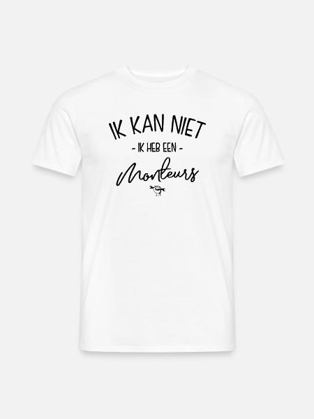 Geen tijd, ik heb mechanica - Heren T-shirt - wit