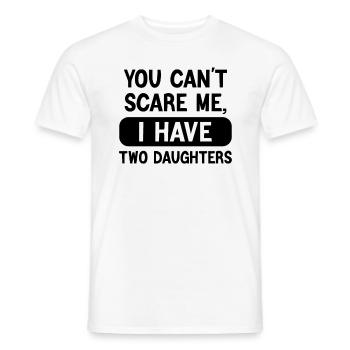 Deux filles, pas de peur - T-shirt homme - blanc - Devant - AI Model Male 178 dark (178cm)