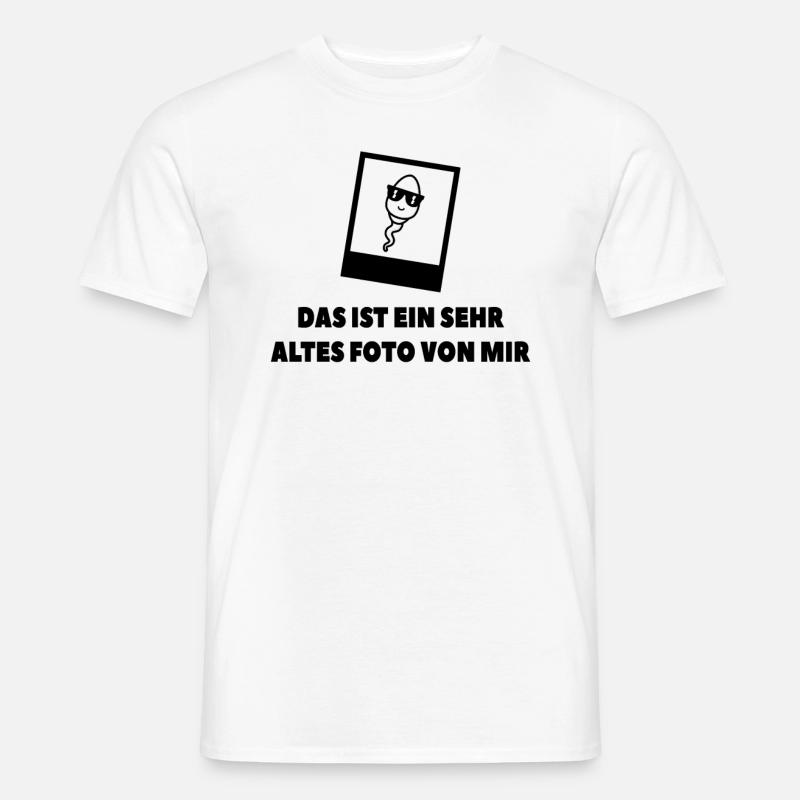 Alter Schnappschuss - Männer T-Shirt - Weiß