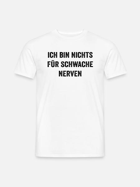 Mutige Lacher - Männer T-Shirt - Weiß