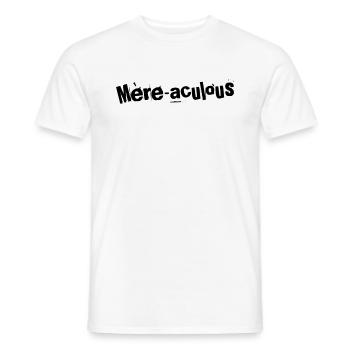 Mère-aculous Joy - T-shirt homme - blanc - Devant - AI Model Male 178 dark (178cm)