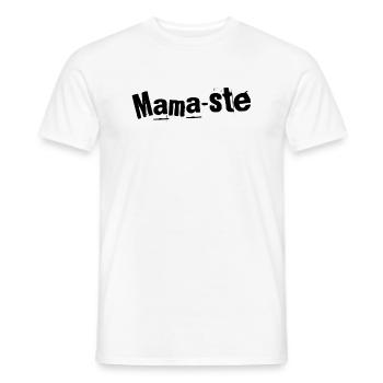 Mamaste Harmonie Maternelle - T-shirt homme - blanc - Devant - AI Model Male 178 dark (178cm)