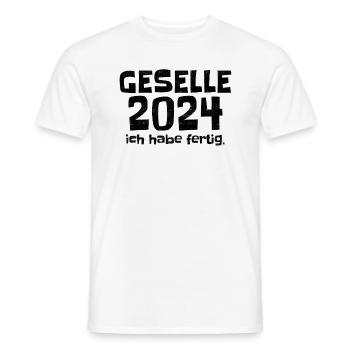 Handwerksstolz 2024 - Männer T-Shirt - Weiß - Vorne - AI Model Male 178 dark (178cm)